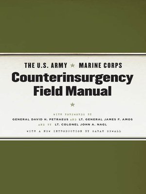 cover image of The U.S. Army/Marine Corps Counterinsurgency Field Manual